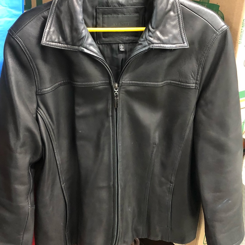 Vintage Leather Jacket Black Women’s - Avanti.